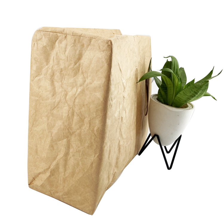 厂家定制环保可水洗杜邦纸手工纸袋 牛皮纸袋 撕不烂杜邦纸购物袋
