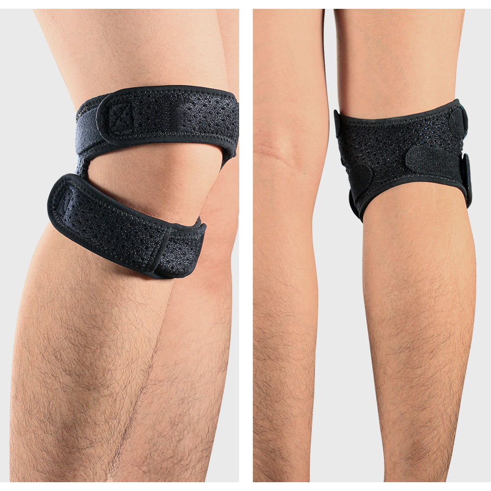 mumian经典髌骨束带护膝b15黑色 一只装均码-粉色需定制