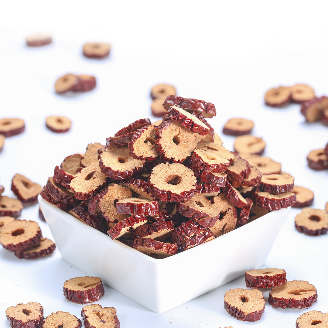 程金军香酥红枣干红枣片新疆脆枣干无核酥脆泡茶零食可代工