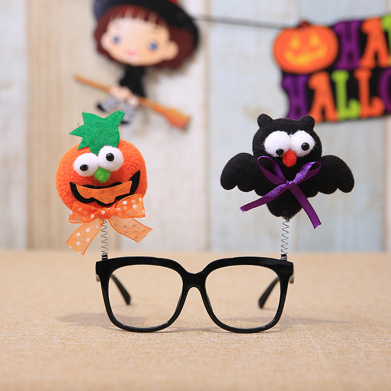 Halloween Glasses Masquerade Party Decoration Supplies Props Pumpkin Bat Ghost Photo Props Toys