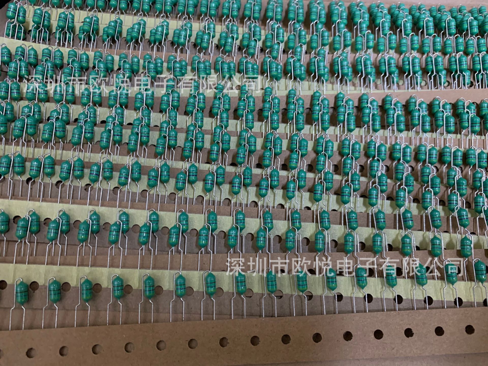 立式ai色环电感0510-471k 色码电感1w 470uh 5*10