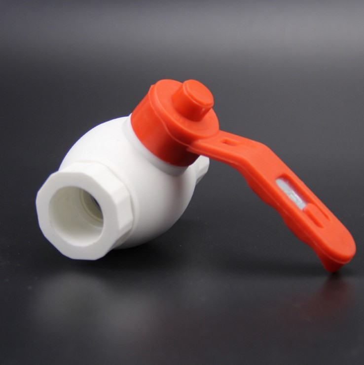 ppr钢柄钢芯大流量全新料保压球阀 ppr热熔管件管材