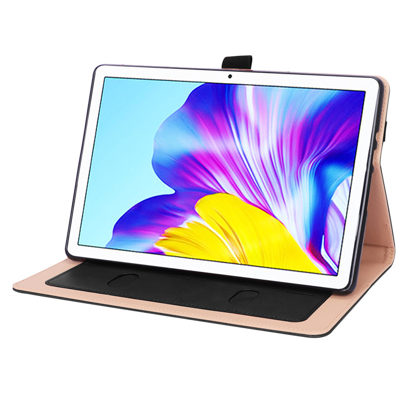 华为荣耀t6 10.1寸复古牛皮纹手托插卡平板皮套支架商务x6保护套