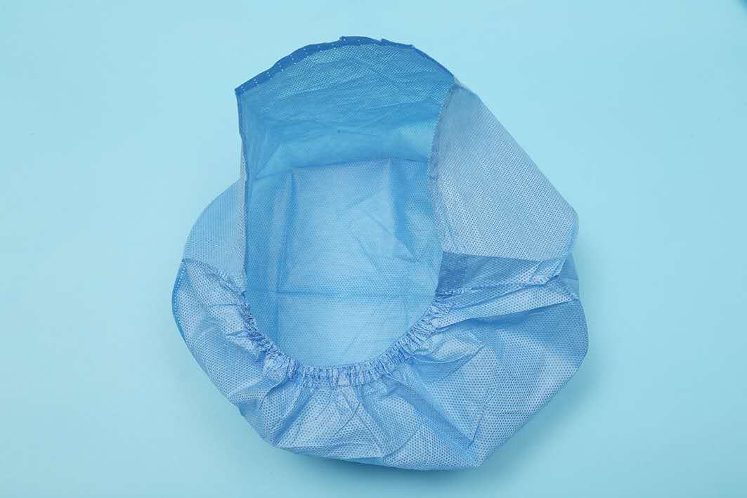 一次性帽子医生帽无纺布帽医用护士头套透气圆顶条形帽手术帽牙科
