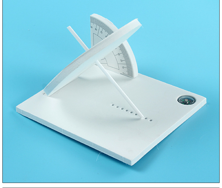 科技小制作日晷 diy日规 太阳钟模型 古代计时器 手工diy科学实验