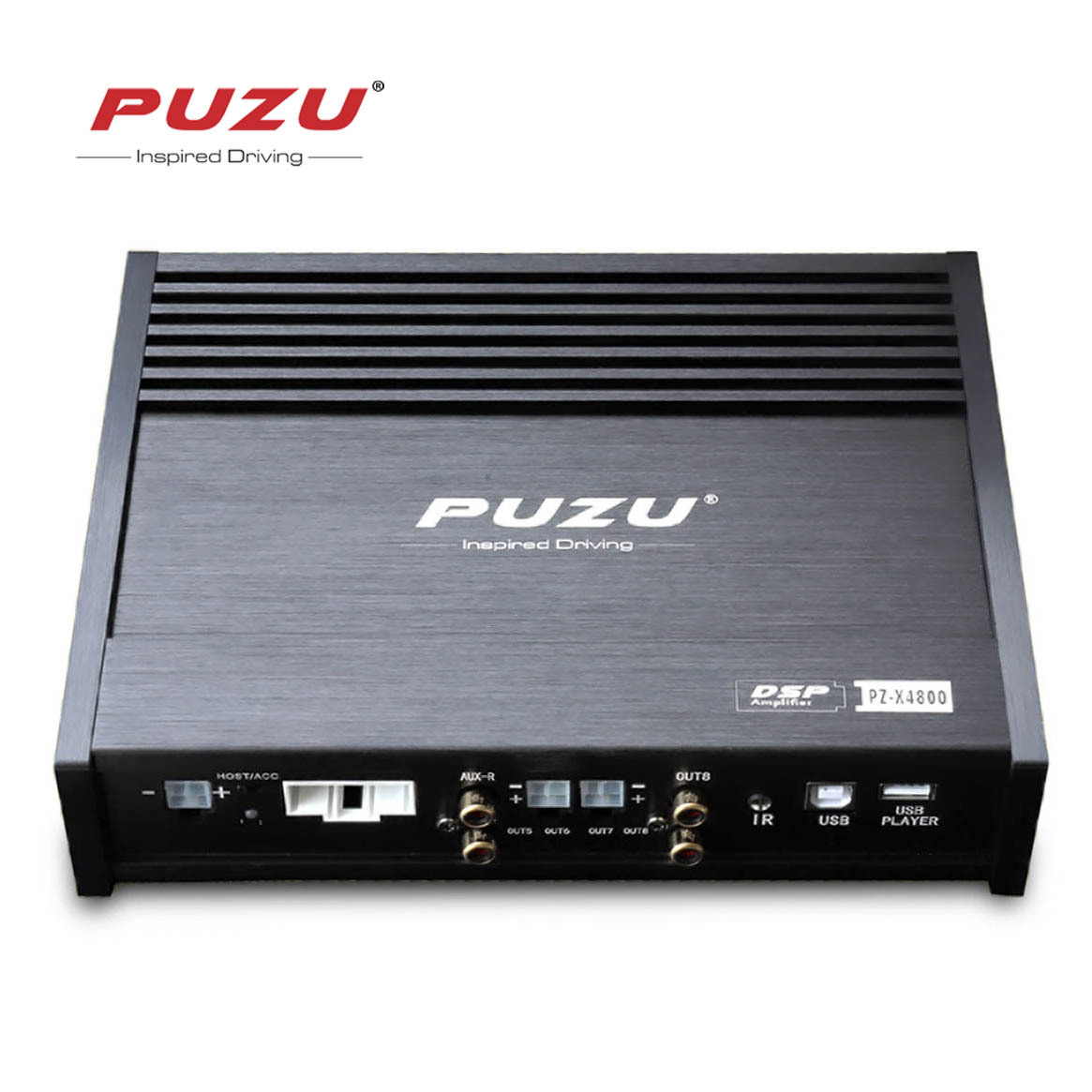 高端dsp功放机汽车音响改装8通道大功率放大器主动三分频