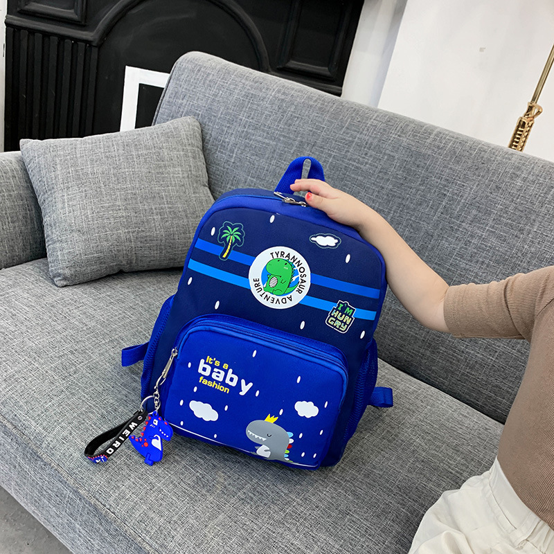Primary School Student Backpack Wholesale Dinosaur Backpack Children's Schoolbag Burden Reduction Spine Protection Backpack One Piece Dropshipping