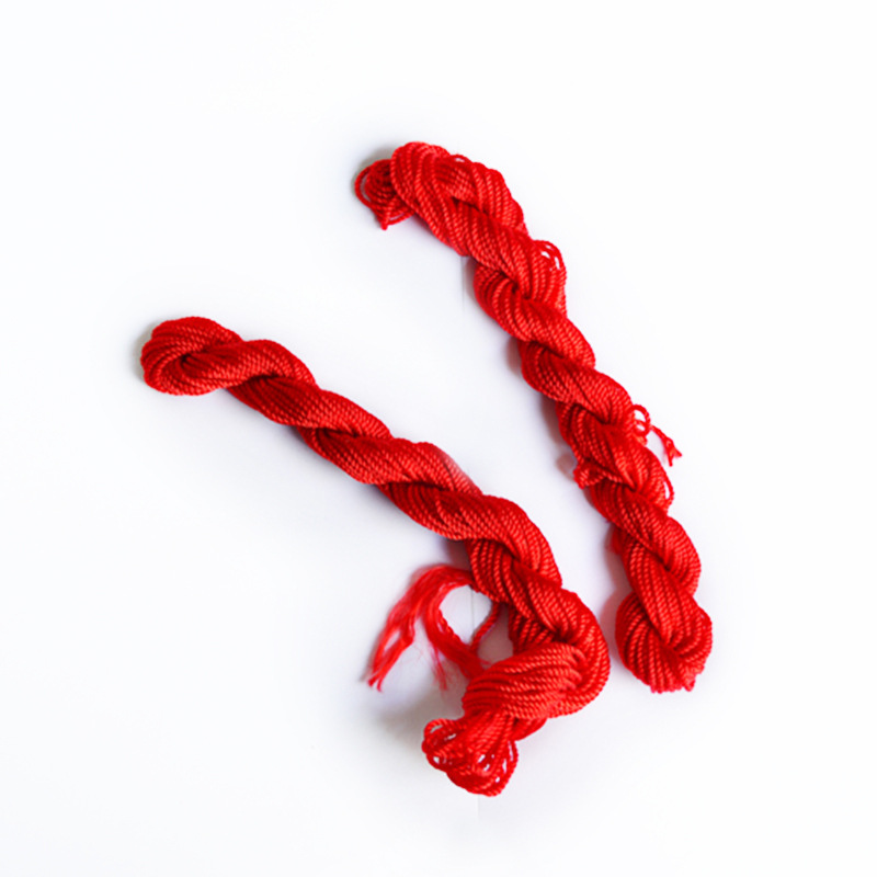 红线手绳编织线绳 中国结线材绳子红绳结婚婚礼个性绑扎红绳
