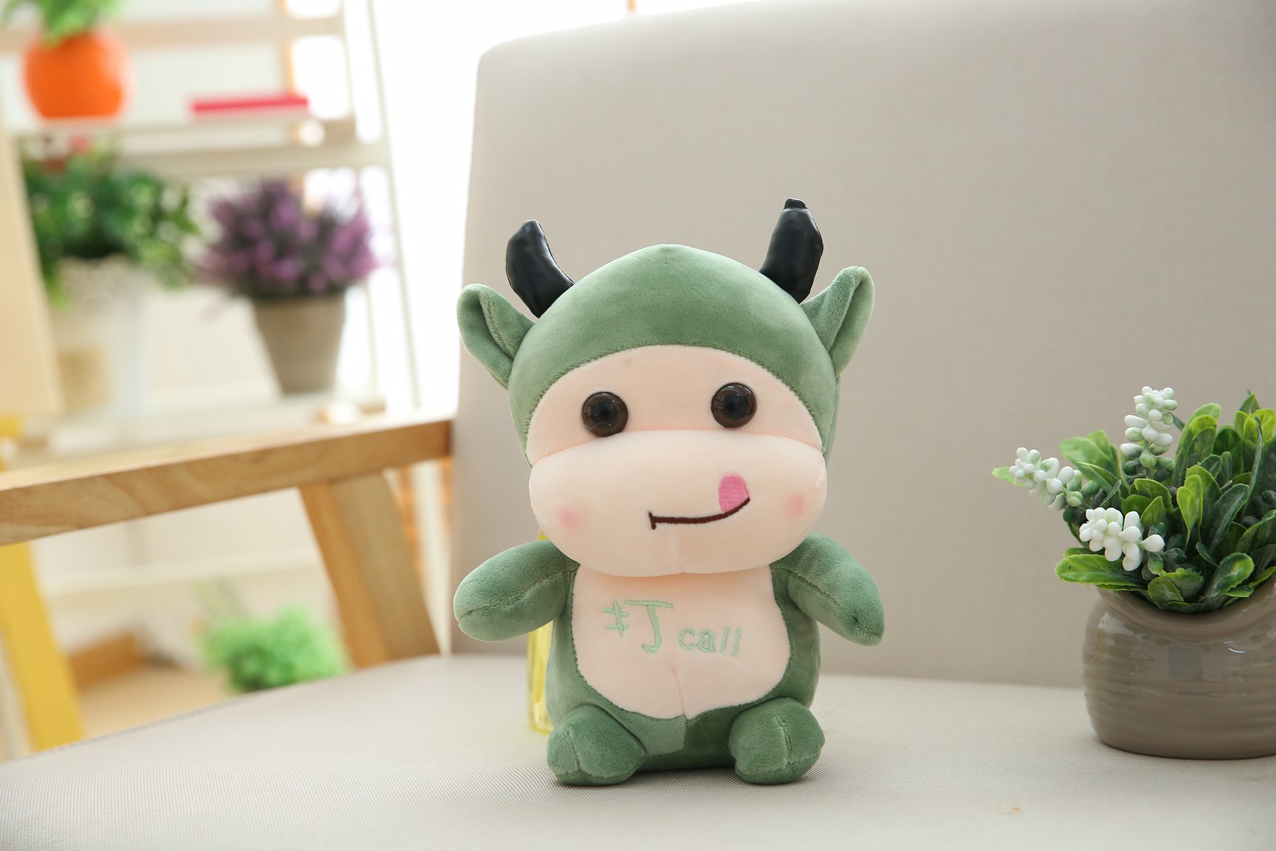 卡通小牛公仔生肖牛公仔毛绒玩具抓机娃娃玩偶挂件布娃娃批发定制