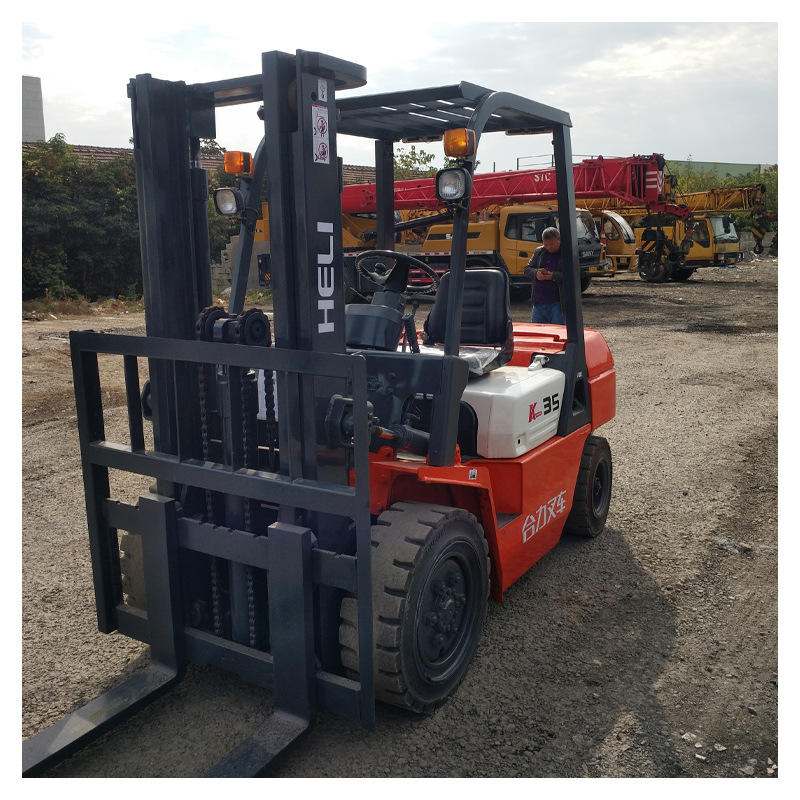 合力叉车 k35合力二手叉车 3吨中缸侧移进箱叉车
