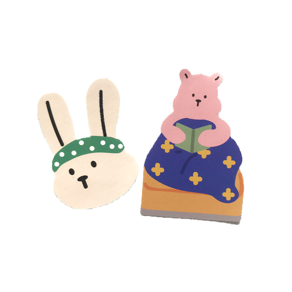 50枚卡通小熊涂鸦贴纸韩国ins风网红可爱圣诞个性手账文具防水贴