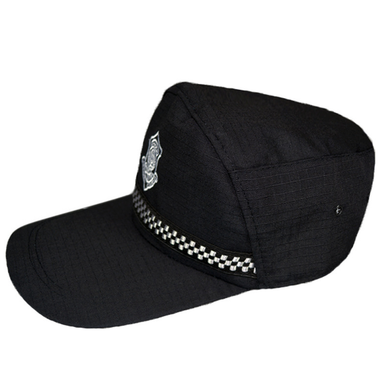 批发保安作训帽保安帽小区物业便帽男保安训练帽可调节夏季治安帽