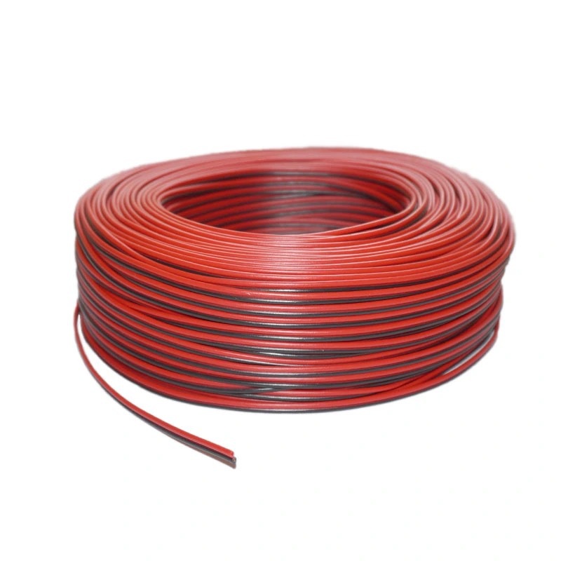 家用两芯小电线双芯红黑并线纯铜线双排线led灯带rgb四芯连接线