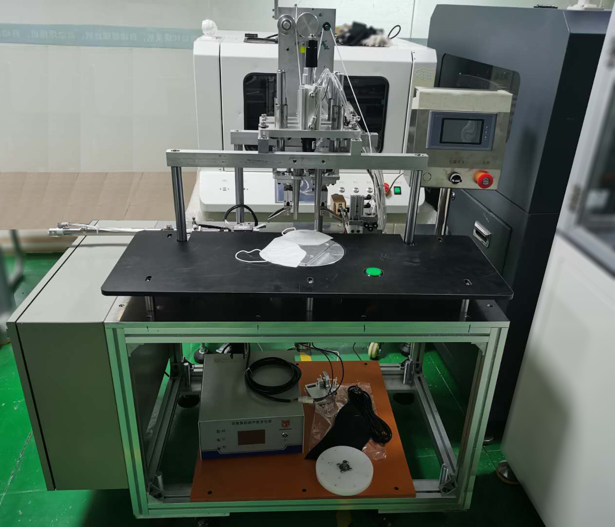 立体口罩耳带双头自动点焊机n95耳线自动点焊机kn95耳带自动点焊