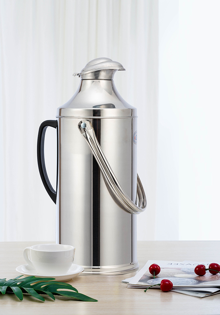 不锈钢热水瓶家用保温瓶大号开水瓶外壳大容量暖壶学生宿舍用3.2l