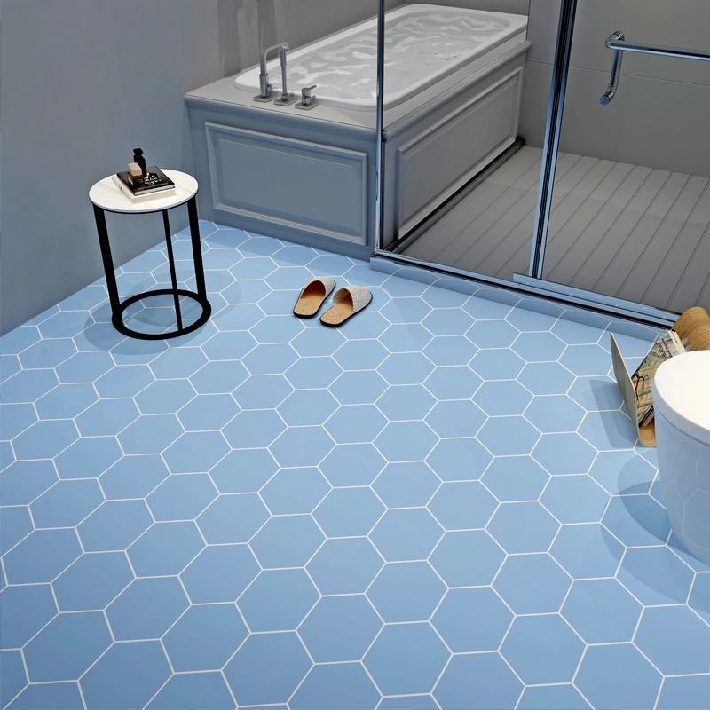 pvc浴室卫生间厨房防水地贴加厚耐磨防滑地板贴纸自粘墙纸墙贴