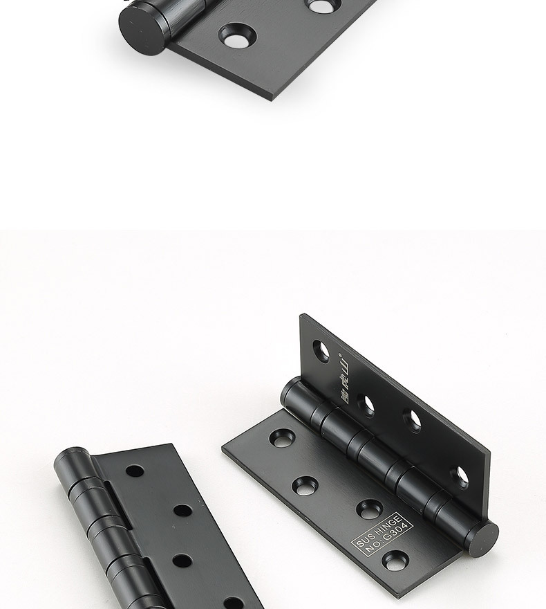 不锈钢合页 加厚轴承4寸静音防锈门合页铰链2片熊虎山x5430ss