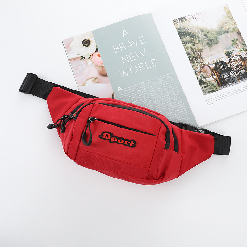 Cross-Border Hot Selling Men's Shoulder Messenger Bag Fashion Outdoor Sports Chest Bag Multi-Functional Portable Leisure Waist Bag Customization