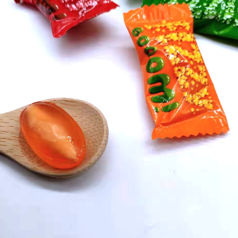 俄罗斯糖果如胜气泡果酸果味酸溜溜水果糖夹心硬糖喜糖小零食