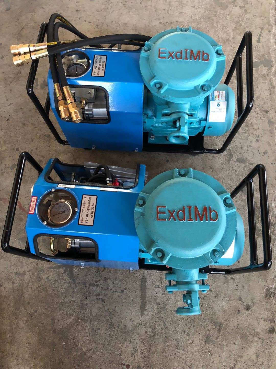 厂家供应硫化机用微型电动打压泵便携式lb7x10防爆电动水压泵