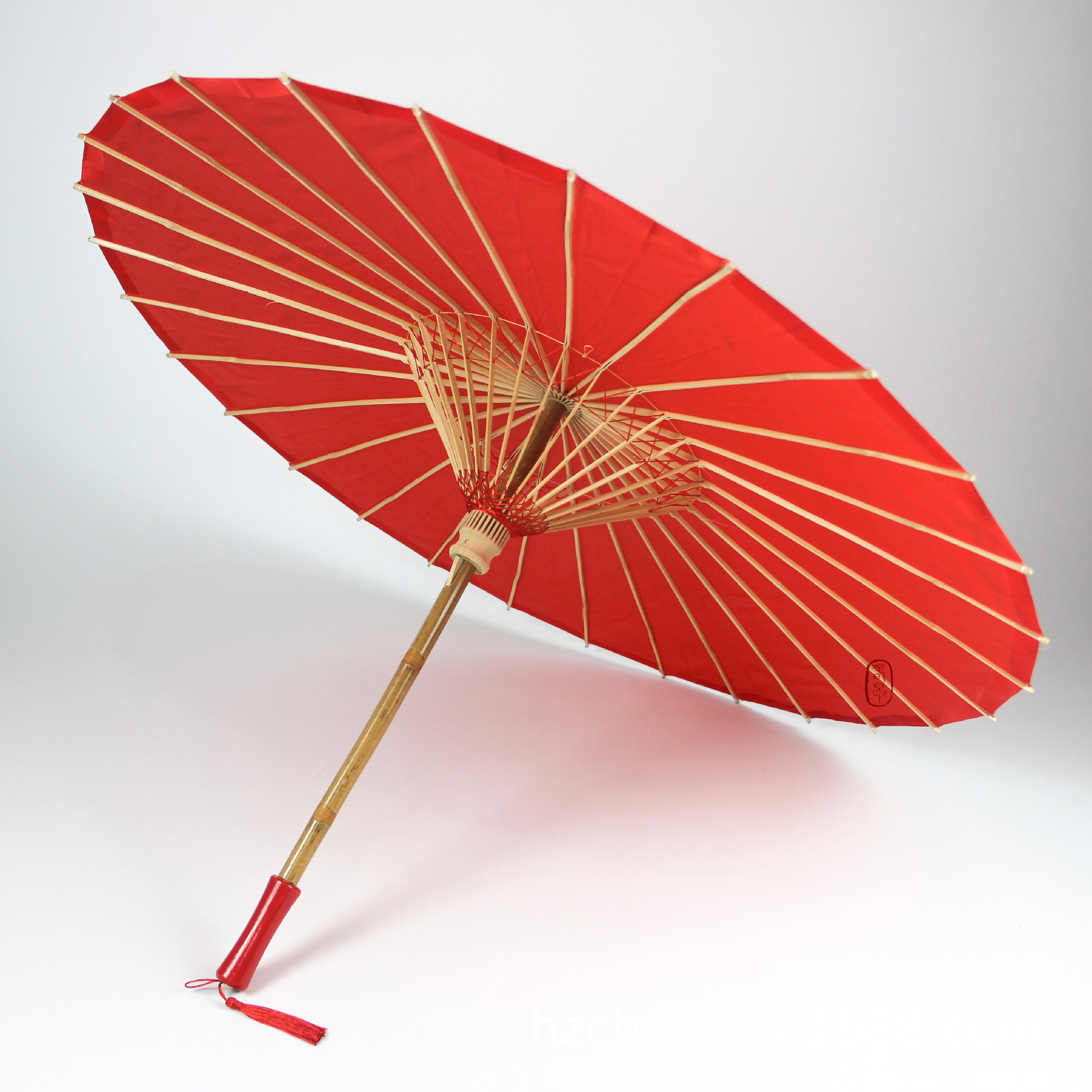 杭州春早汉服旗袍古风绸伞舞台摄影舞蹈婚庆道具伞吊顶舞美装饰伞