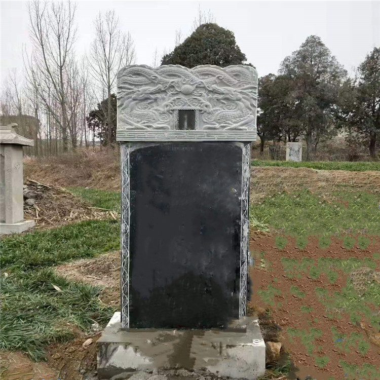 供应654中国黑石雕墓碑公墓陵园墓地组合碑功德碑中西式石碑雕刻