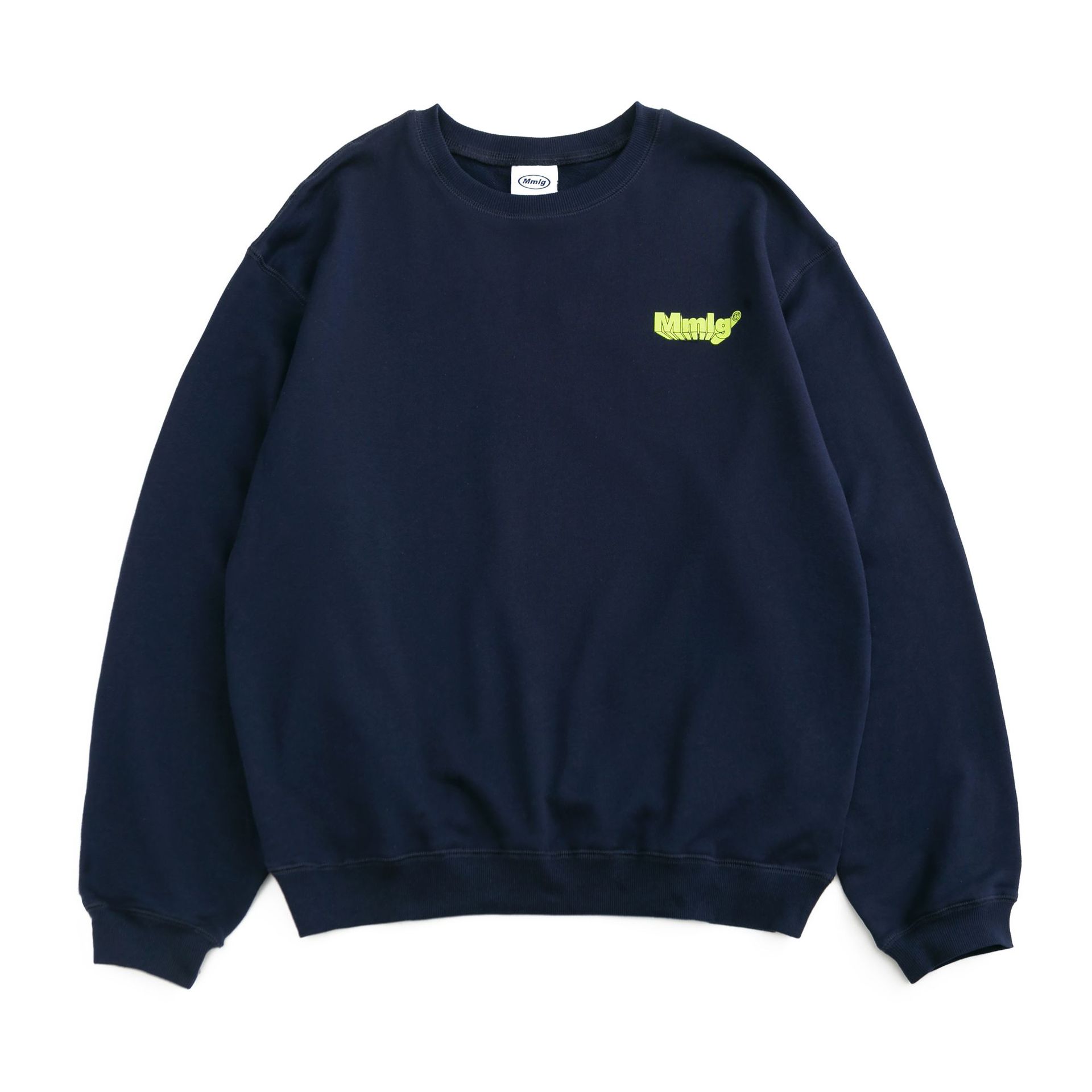 秋季87mm新版mmlg圆领毛圈纯棉大卫衣潮流男女宽松百搭休闲卫衣