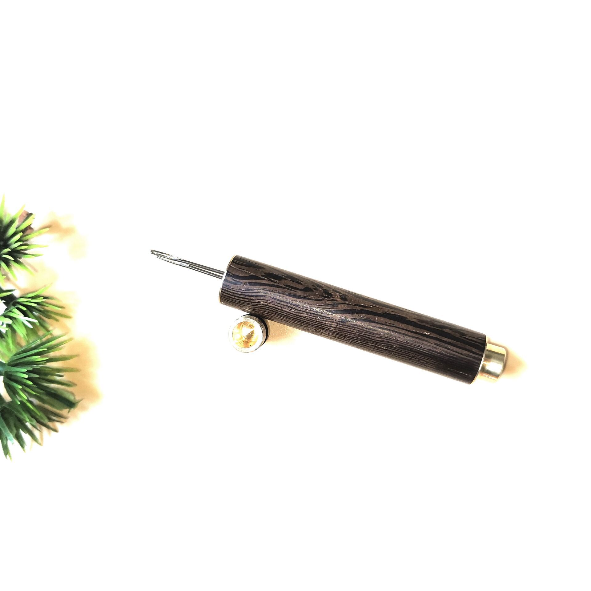 新款手缝针收纳筒手工diy手工工具 红檀木 黑檀木储针筒现货直销