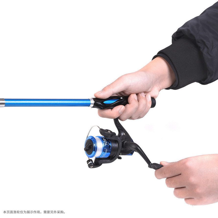 28022 LEO/ Leou [Blue Snake Handle Small Fishing Rod] Mini Path Asian Fishing Gear Wholesale Cross-border pic 6