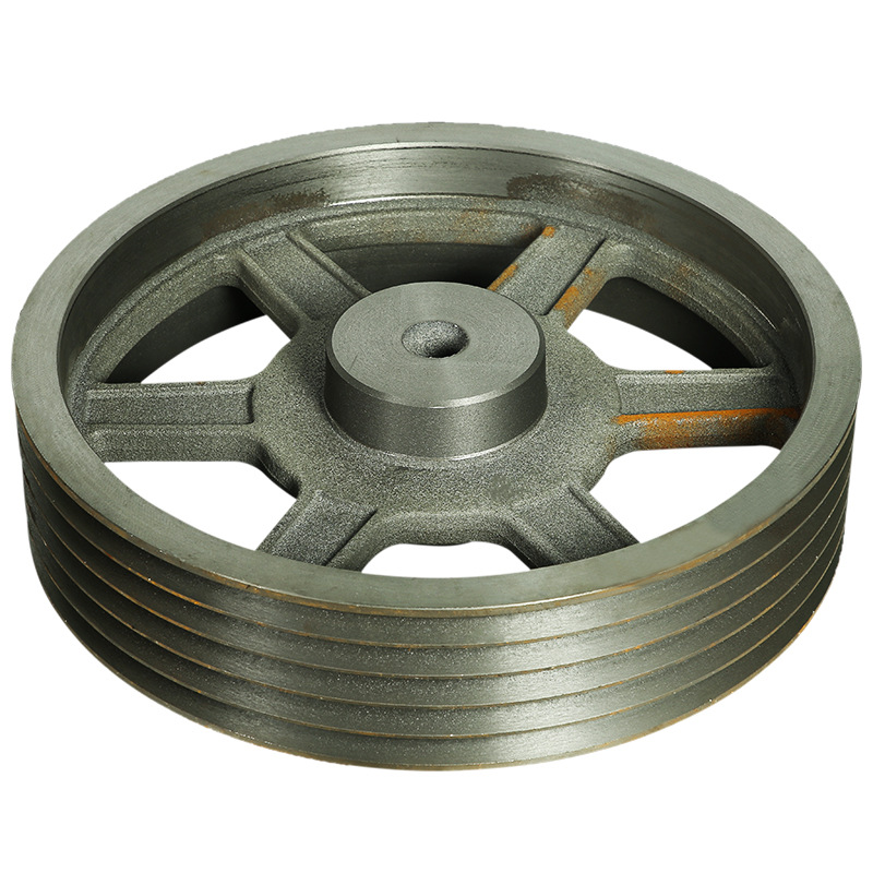 定做铸铁三角皮带轮厂家直供600×5c型5槽水泵空压机锥套式皮带轮