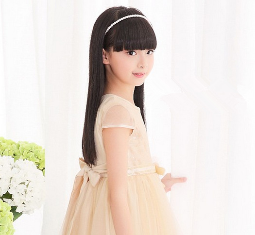 儿童假发 女孩假发 可爱小孩女宝宝长发女童短卷发公主婴儿头饰
