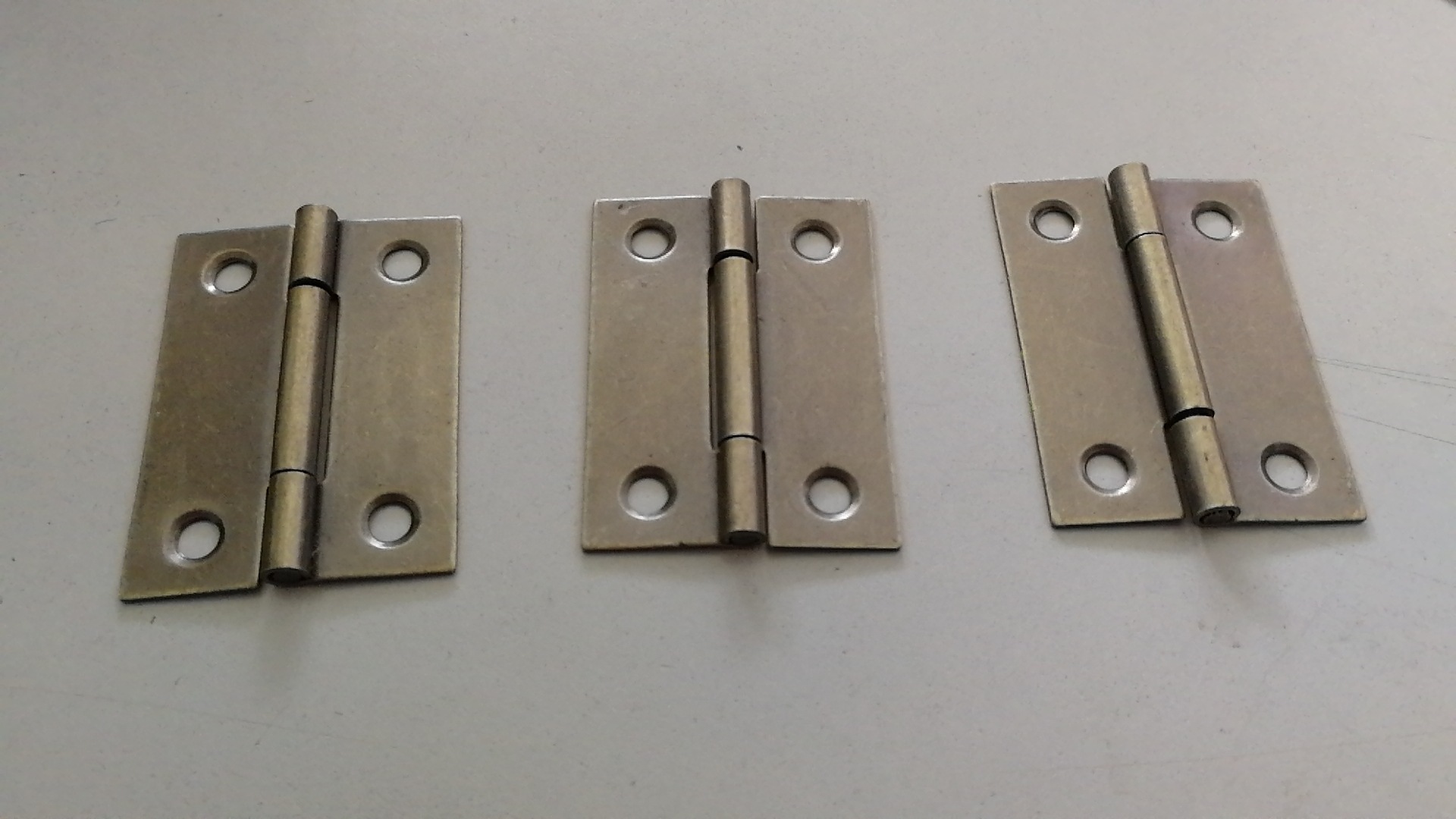 迷你小合页 包装礼盒配件 铁皮合页圆角平合页小铰链