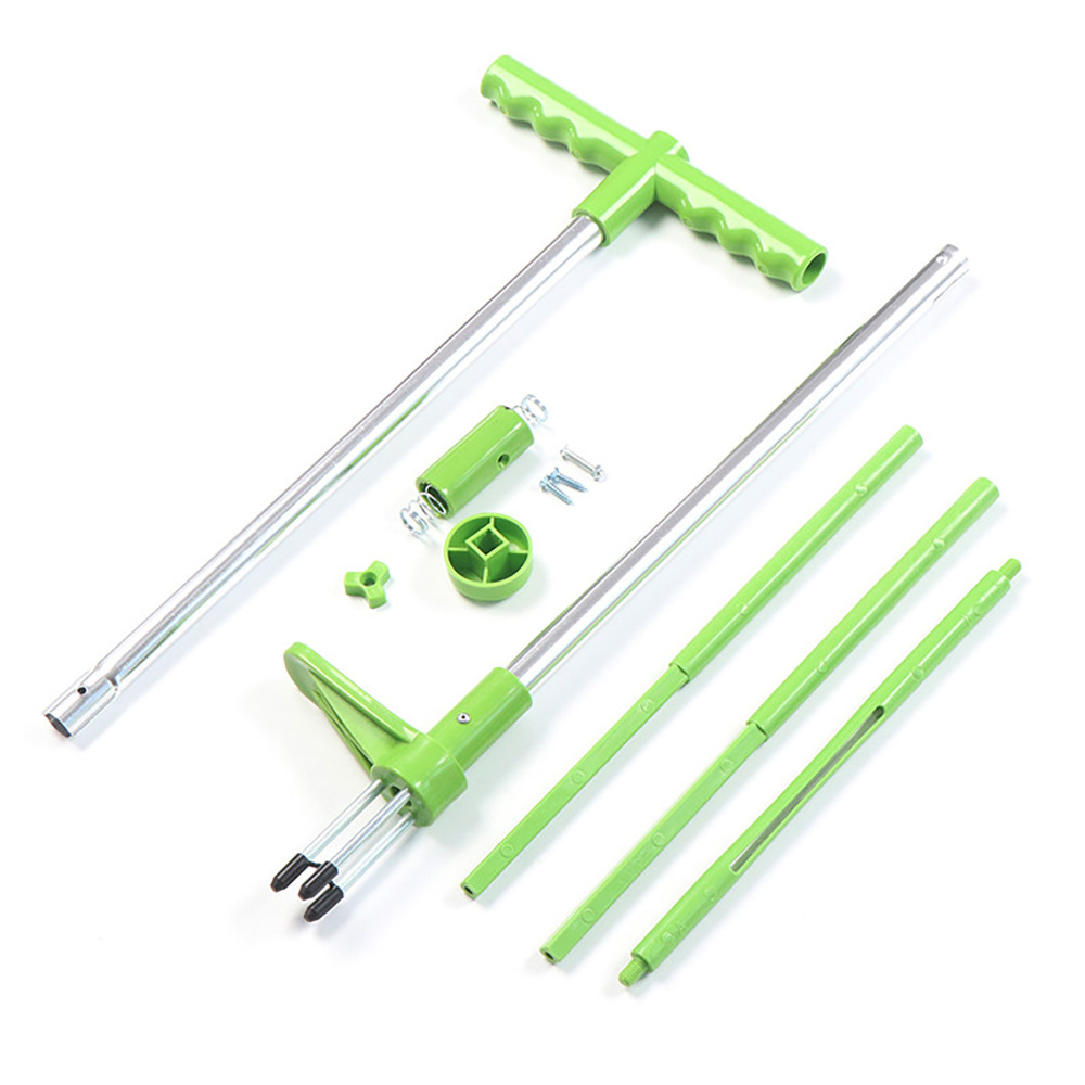 手动站立式花园工具 长柄除草器拔草器挖野菜神器 园艺手动除草器