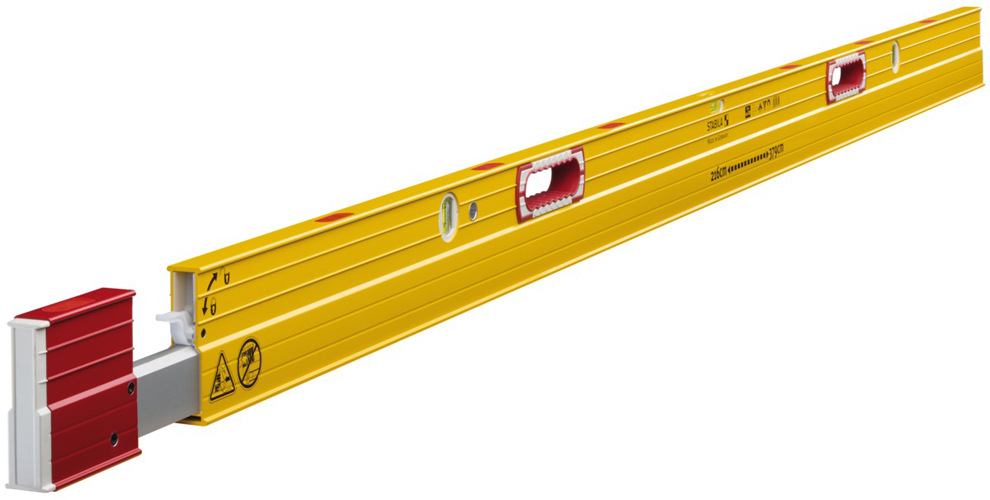 西德宝水平尺106tm型超长伸缩式水平仪强稀土磁铁工程测量靠尺