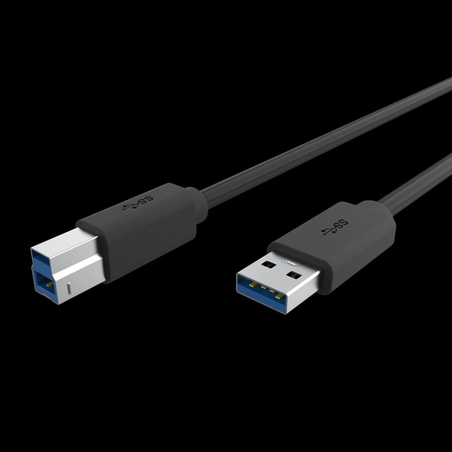 怡信usb3.0 a to b方口打印机复印机数据线工厂直营1.8米 可定制