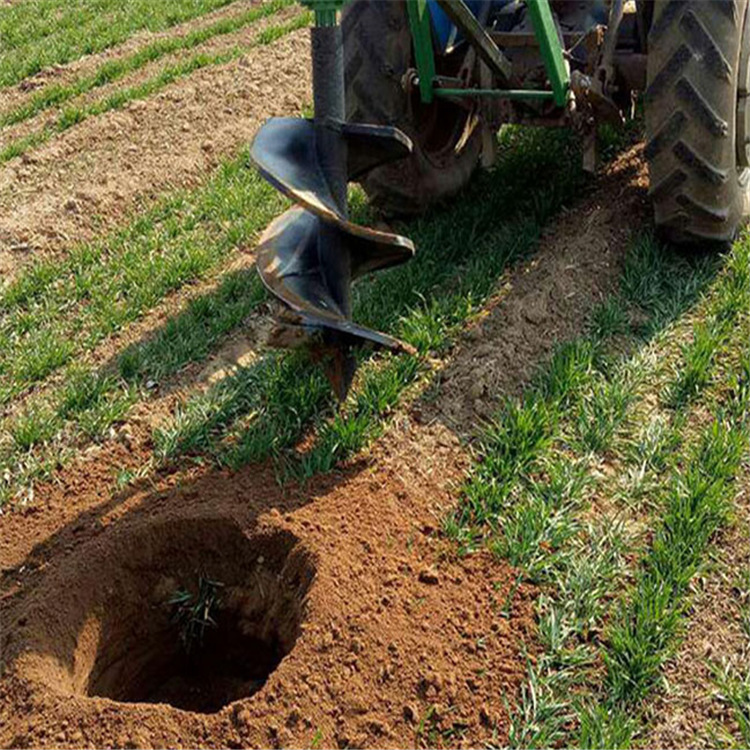 免人力拖拉机带动植树挖坑机 硬地旱地大直径钻坑机 厂家直销