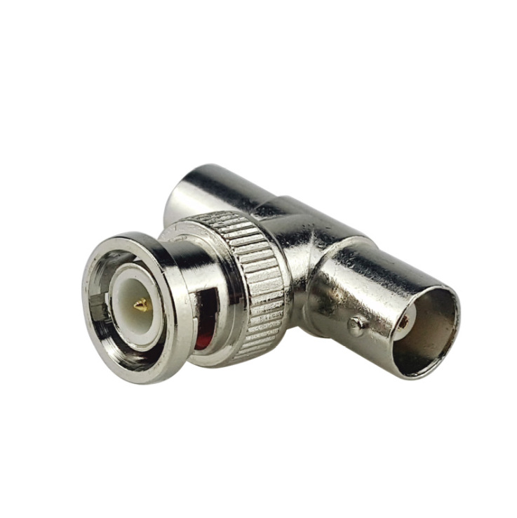 监控接头bnc/q9三通头两母一公信号一分二转接一公转2母工厂直销