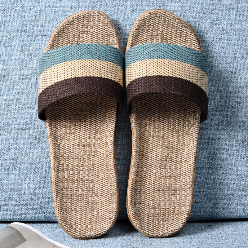 Home Linen Non-slip Thick Sole Couple Slippers
