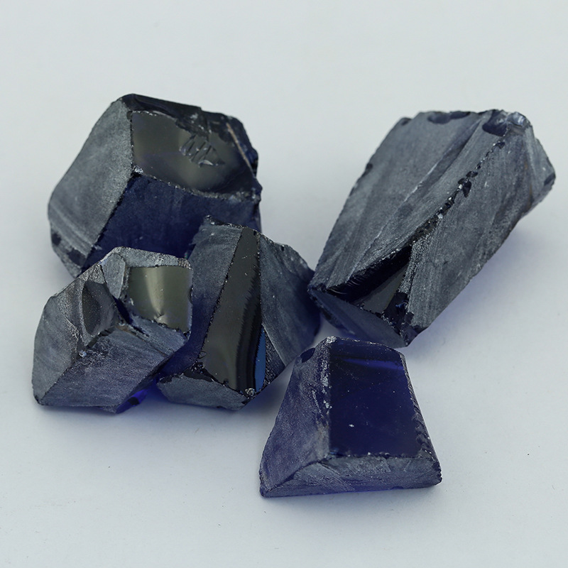 梧州人造宝石西陶 原石原料摆件装饰 宝石切割