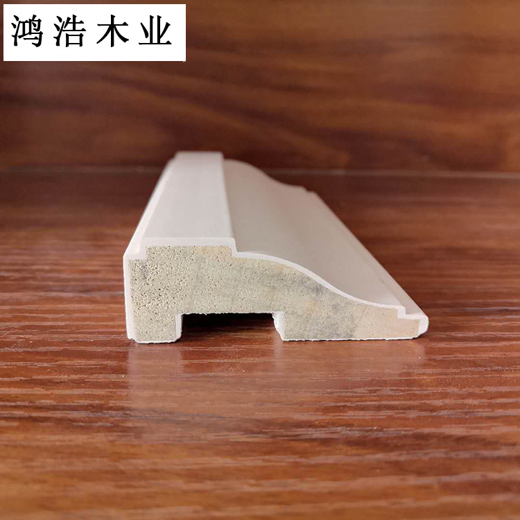 门套线实木包边装饰木线条白色木质窗套定制封边条原木7字l线条