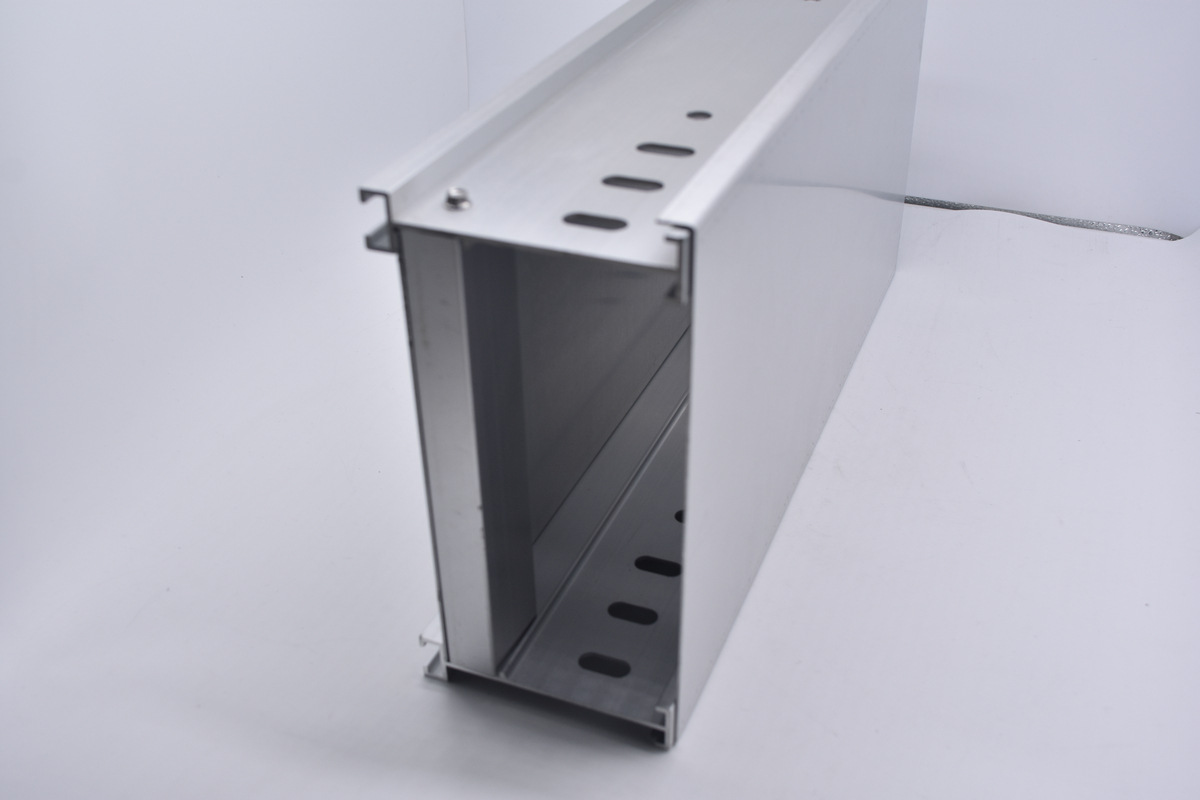 铝合金桥架定做200*100 槽式梯式铝合金电缆桥架 电脑机房走线架