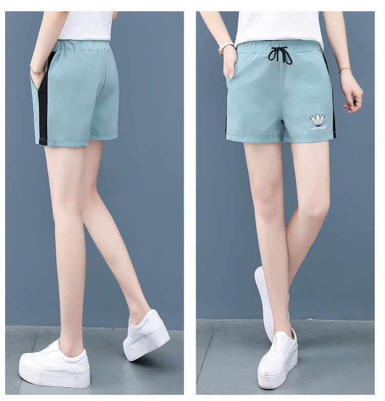 运动短裤女夏季 薄款宽松百搭外穿跑步健身休闲高腰短裤三分裤ins