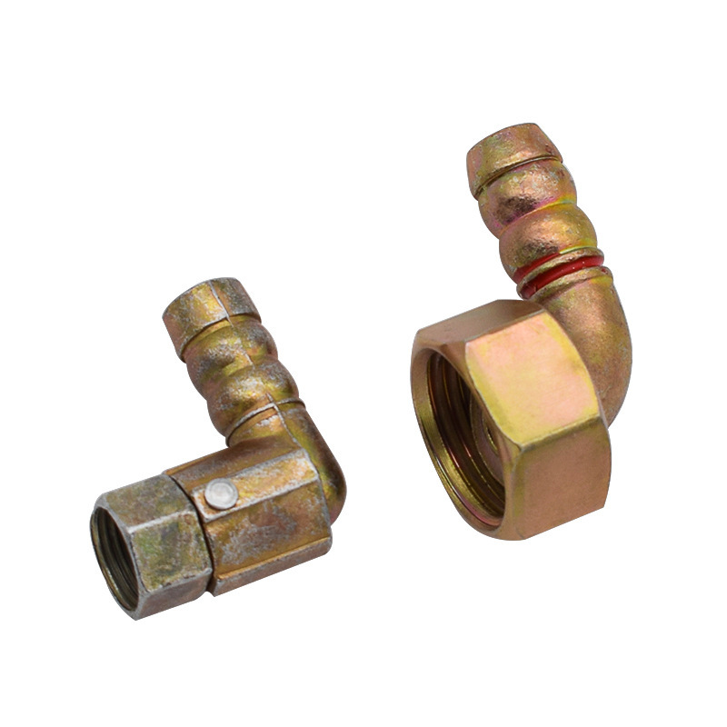 燃气灶具万向接头软管连接进气嘴弯头煤气灶配件宝塔螺口转换头