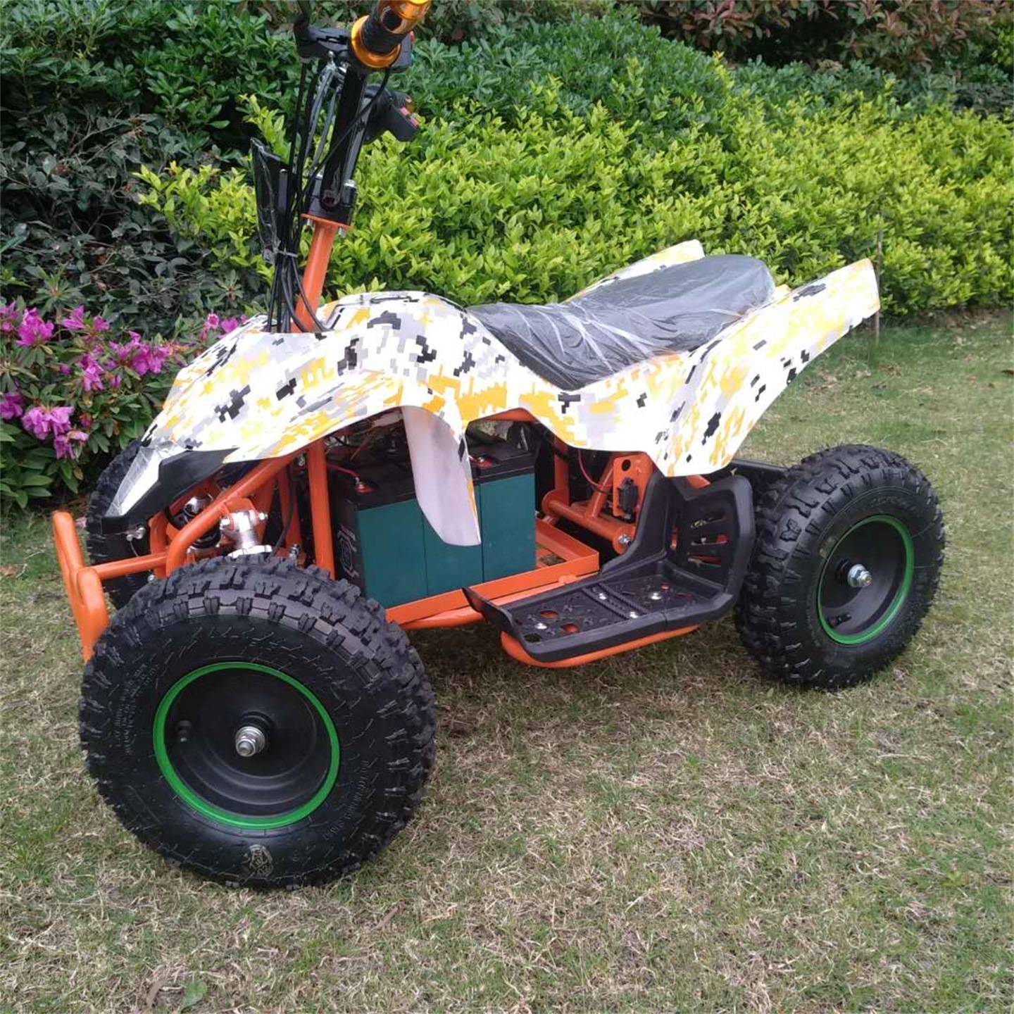 儿童游乐卡丁电动款四轮沙滩车漂移 成人玩具车链条轴传动差速机