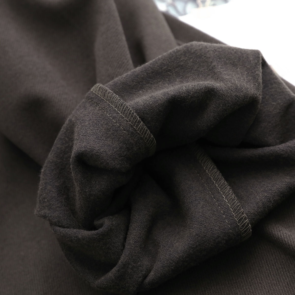 011435冬季新款复古百搭哈伦裤松紧腰宽松高腰显瘦休闲直筒裤女