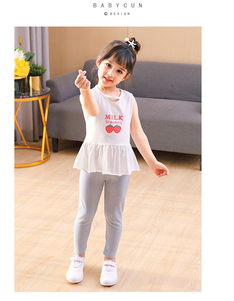 女童裤子薄款夏季新款防蚊裤宝宝长裤韩版潮外穿童裤小女孩打底裤