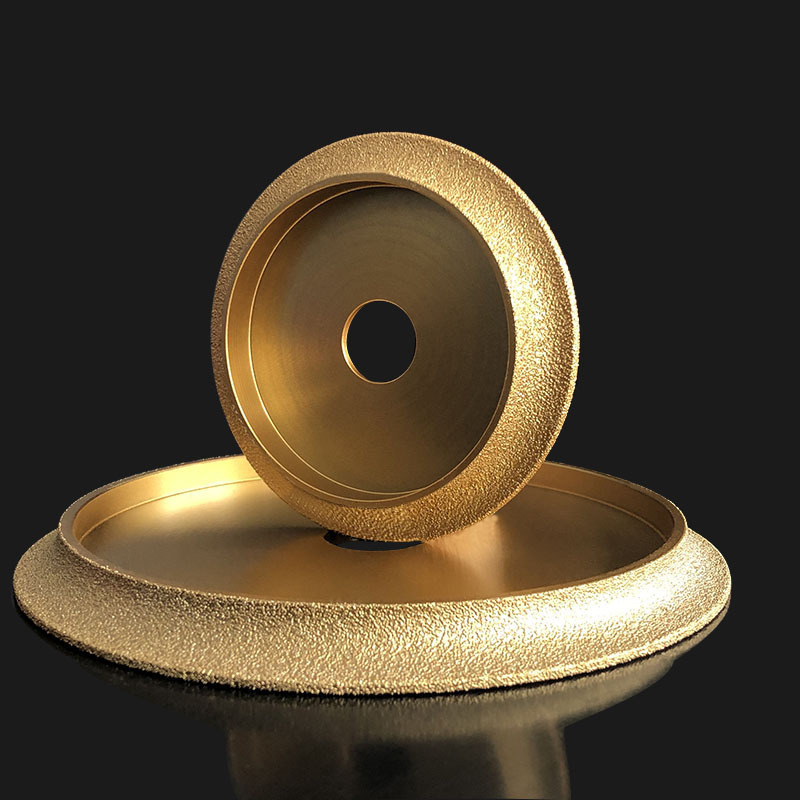 现货供应钎焊金刚石磨轮半圆边法国边磨圆边大理石等直径100-170