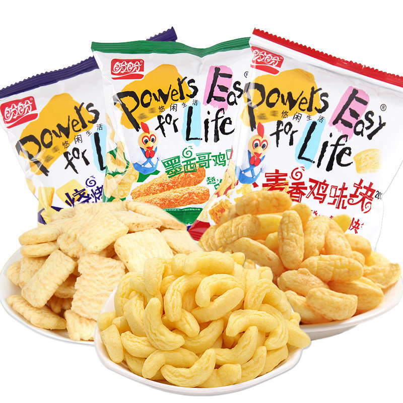盼盼麦香鸡味块8g薯片休闲膨化食品零食小吃办公室休闲食品爱尚