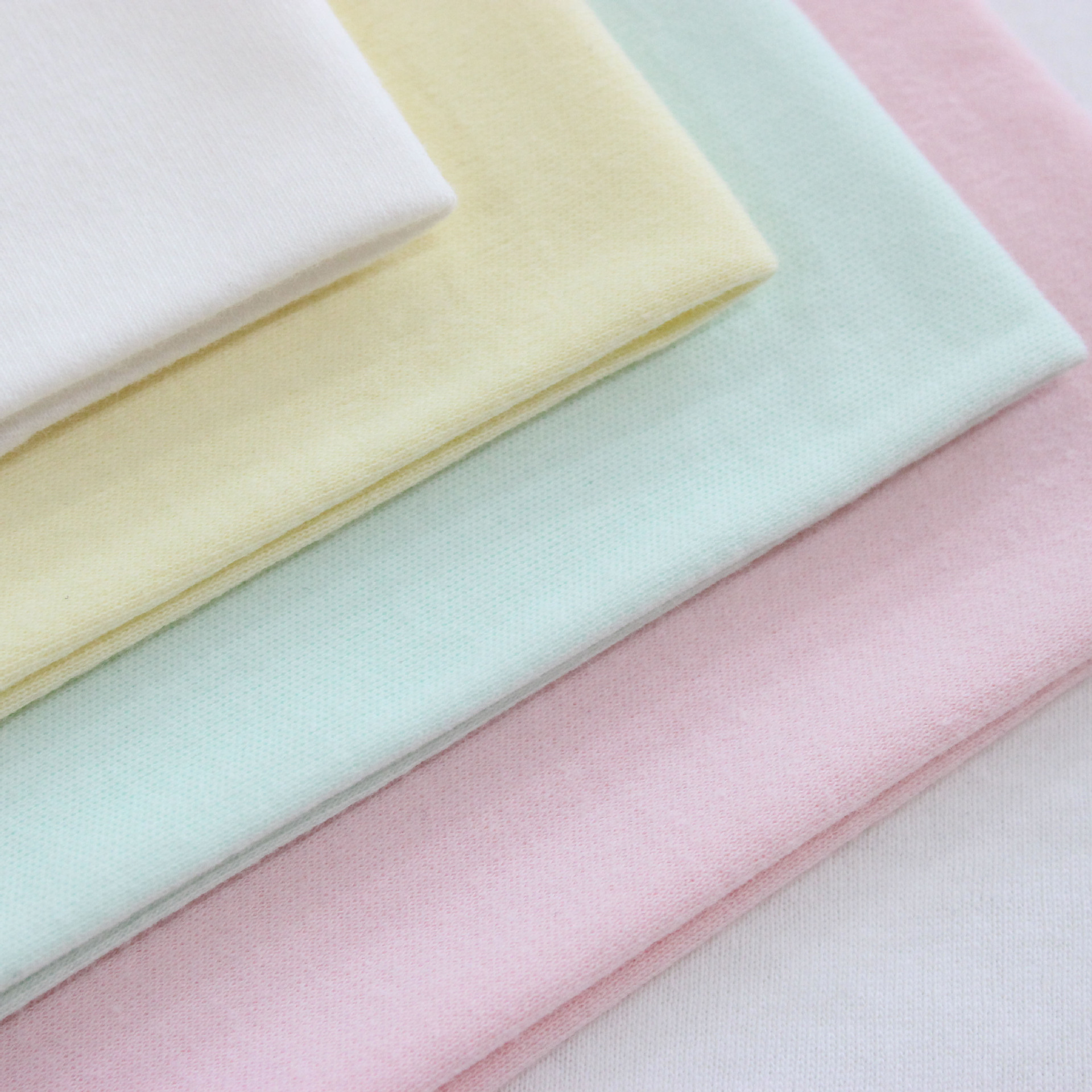 柯桥 全棉汗布 40s精梳双面布 婴童 内衣纯棉 a标类针织面料