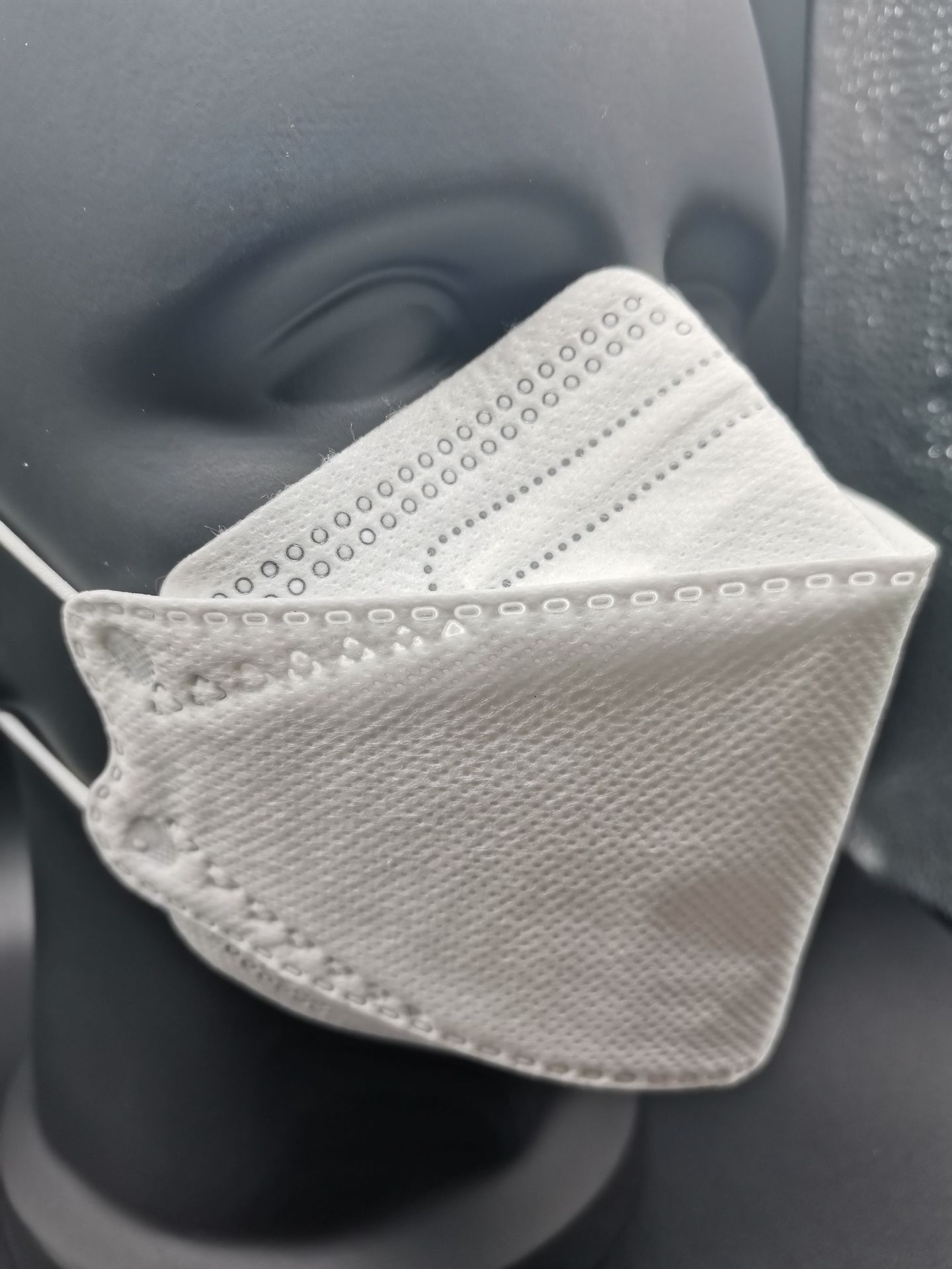 实力工厂出品高品质无纺布柳叶式kn95双层熔喷布四层防护口罩